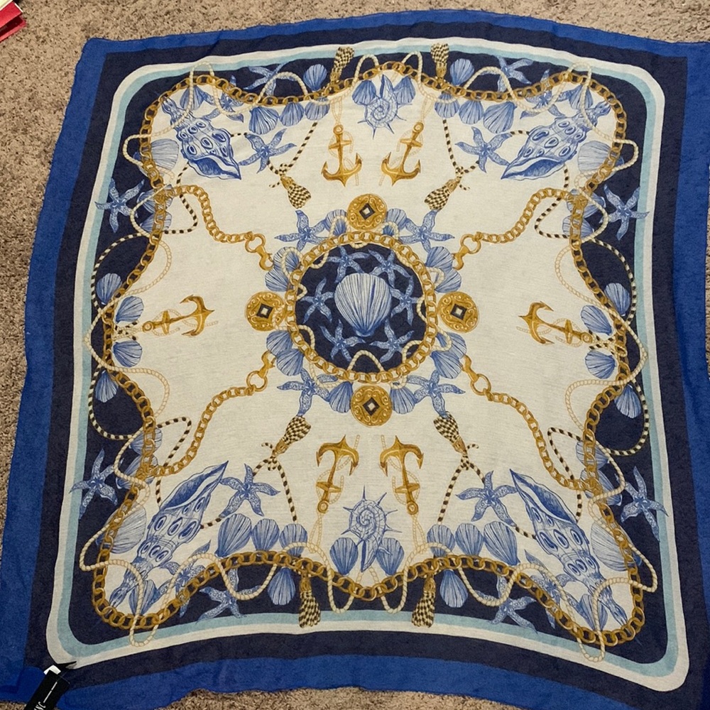Scarf, I.N.C, beautiful ocean print